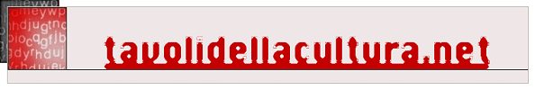 Tavoli della Cultura, header del sito - link al sito dei Tavoli della Cultura, apre il link in nuova finestra